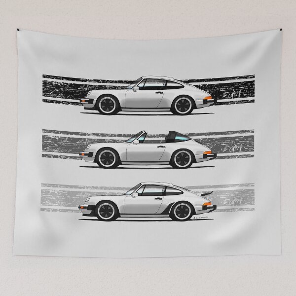 Item preview, My drawing of the iconic German sports cars designed and sold by designjaag.