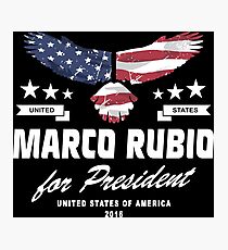Lámina fotográfica Marco Rubio para presidente 2016