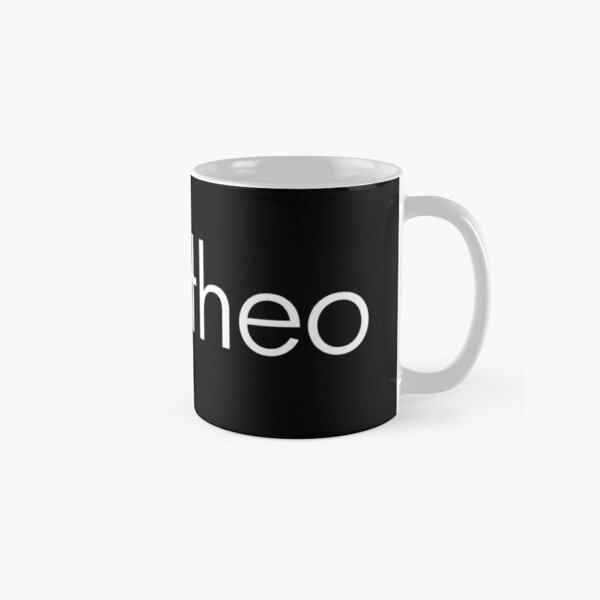 Leo Theo Black Logo Label Brand  Classic Mug