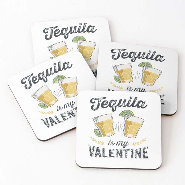 Item preview, Tequila Is My Valentine designed and sold by redwoodandvine.