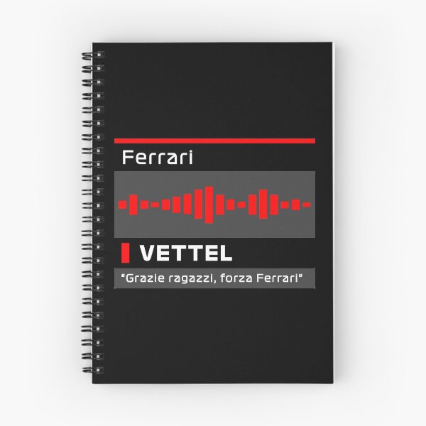 Item preview, GRAZIE RAGAZZI, FORZA FERRARI - VETTEL - TEAM RADIO designed and sold by andreanastasio.
