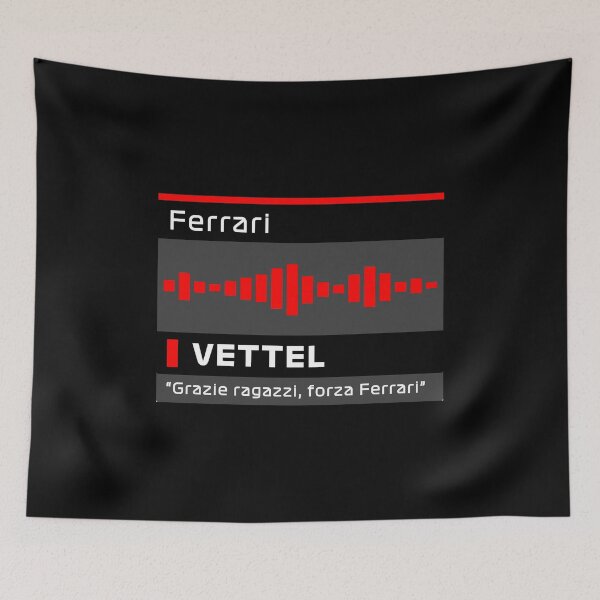 Item preview, GRAZIE RAGAZZI, FORZA FERRARI - VETTEL - TEAM RADIO designed and sold by andreanastasio.