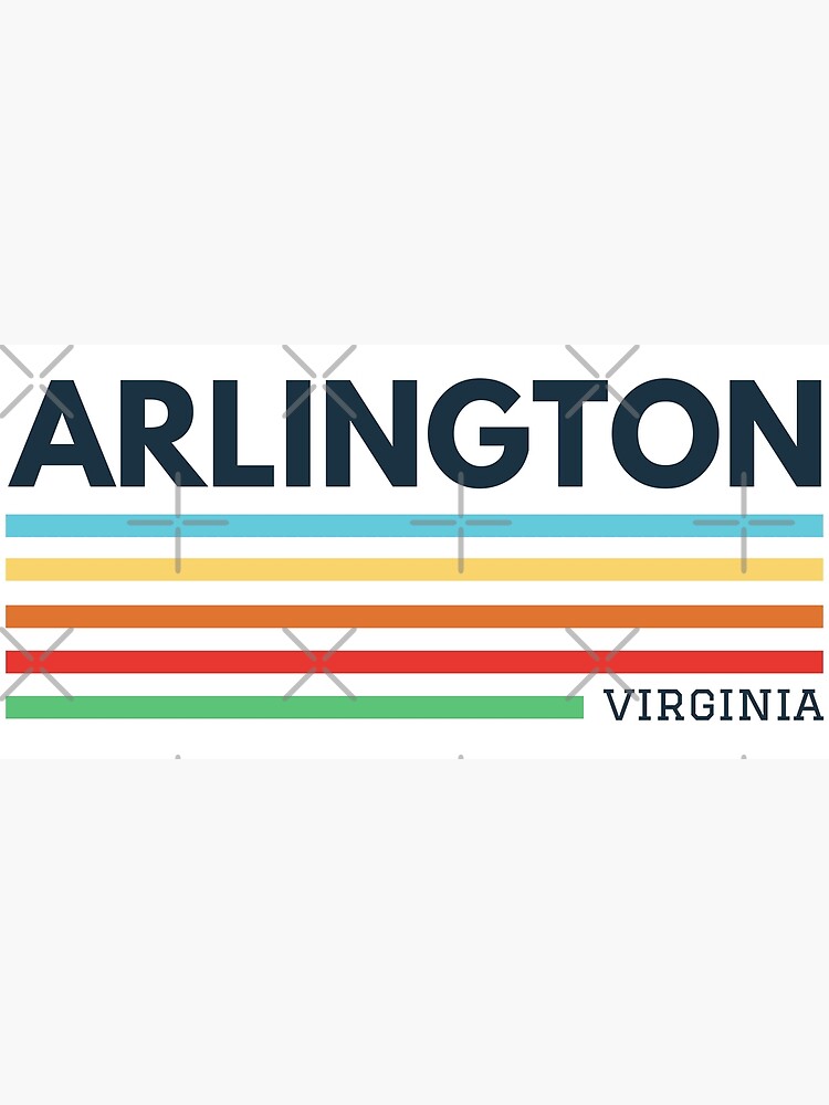 Arlington Virginia Poster By Taumaturgo Redbubble