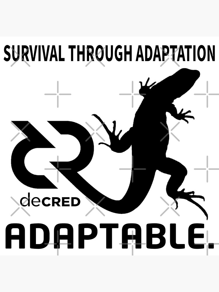 (sticker) Decred Adaptable ™ v4 'Design timestamped by https://timestamp.decred.org/' by OfficialCryptos