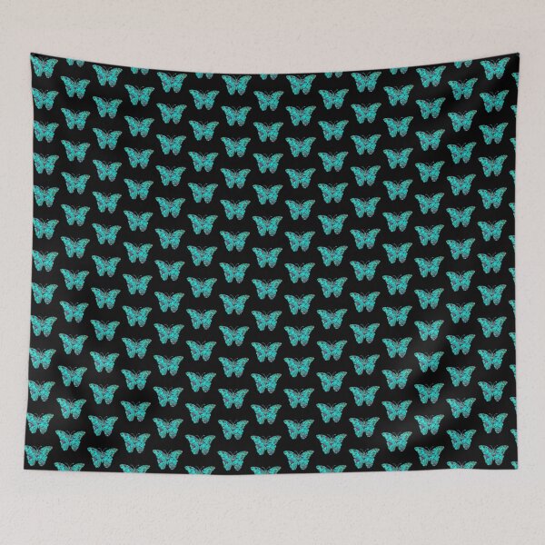 Item preview, Cyan Leaves Tipped in Red designed and sold by ChibiKolossus.