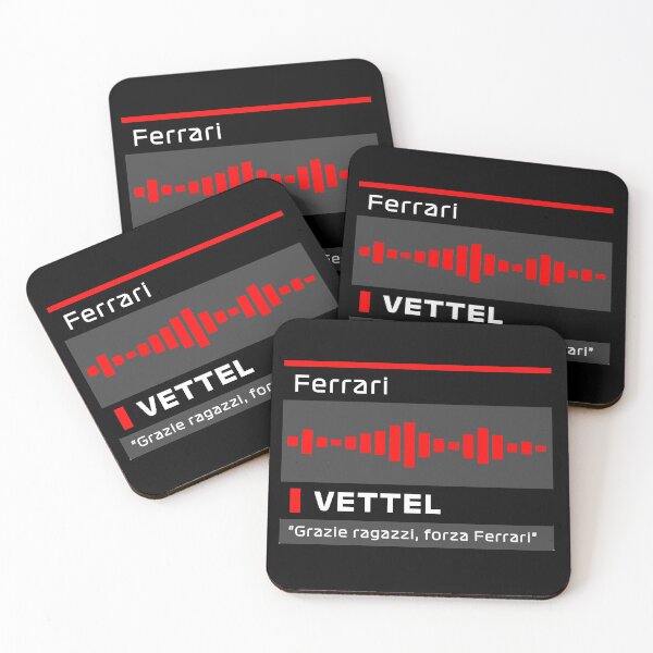 Item preview, GRAZIE RAGAZZI, FORZA FERRARI - VETTEL - TEAM RADIO designed and sold by andreanastasio.