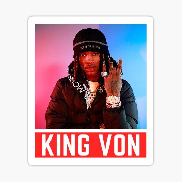 King Von Lil Durk Stickers | Redbubble