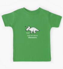 Ask Me About Dinosaurs Kids T-Shirt