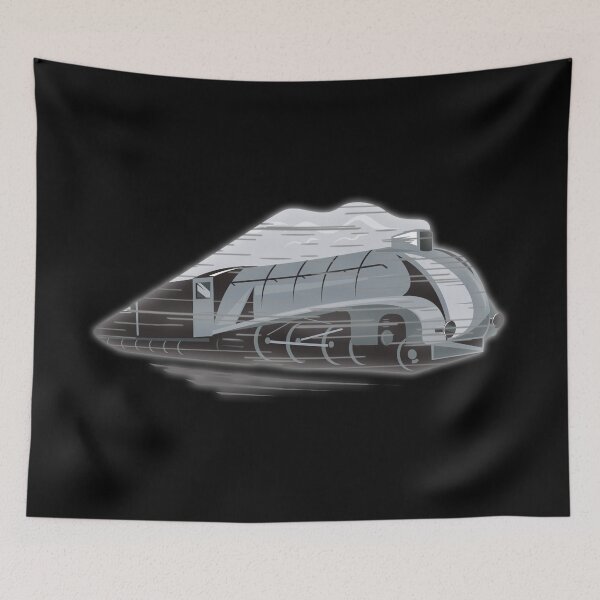 Item preview, Steam Train Gresley A4  LNER Locomotive Striking Railway Graphic designed and sold by UrTops.
