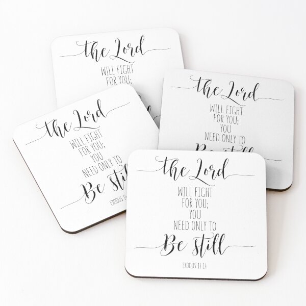 Item preview, The Lord Will Fight For You; You Need Only To Be Still, Exodus 14:14. Bible Verse, Scripture Art designed and sold by aenaonartwork.