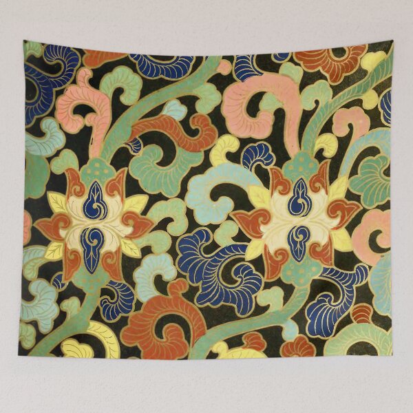 Item preview,  Vintage Chinese Textile from Examples of Chinese ornament  by Owen Jones (1867) designed and sold by Douglas E. Welch Design and Photography.