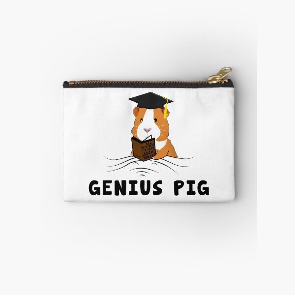 Item preview, Genius Pig A Super Sweet Guinea Pig With A Graduate Hat Reading A Book designed and sold by Paulina Vanlife.