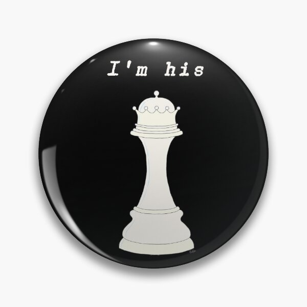 Item preview, His Queen Chess Piece - White designed and sold by EcoElsa.