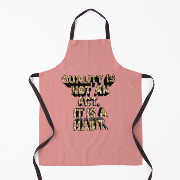 Item preview, Quality is not an act. It is a habit. designed and sold by artisky.