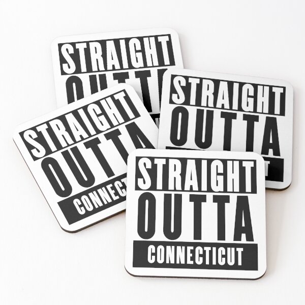 Item preview, Straight Outta Connecticut designed and sold by RandomStuffShop.