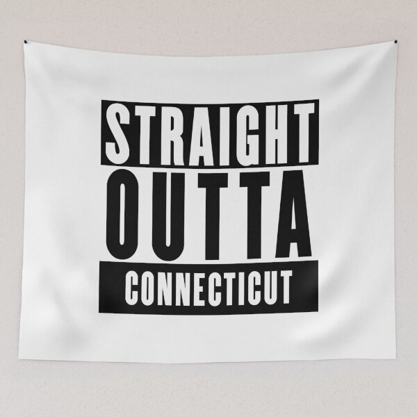 Item preview, Straight Outta Connecticut designed and sold by RandomStuffShop.
