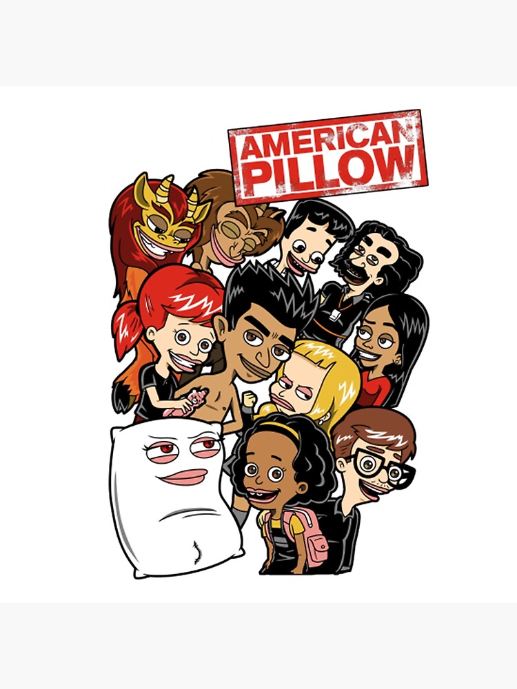 "American Pillow Big Mouth" Poster by Aronremaut Redbubble