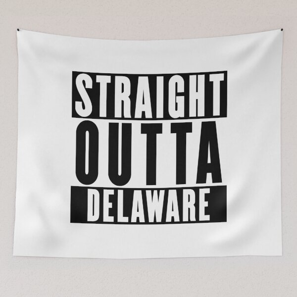 Item preview, Straight Outta Delaware designed and sold by RandomStuffShop.
