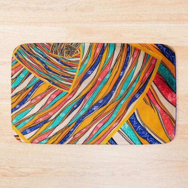 Item preview, Colored weaving design cotton texture designed and sold by jwebmarket.