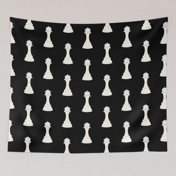 Item preview, His Queen Chess Piece - White designed and sold by EcoElsa.