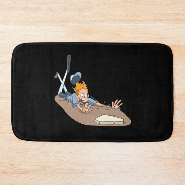 Item preview, Baseball runner slides to the base designed and sold by Monkey Ful.
