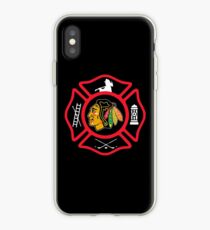 Chicago Fire - Blackhawks style iPhone Case