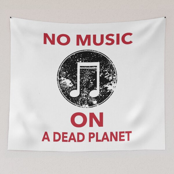 Item preview, No Music On A Dead Planet  designed and sold by cattiktoks1718.