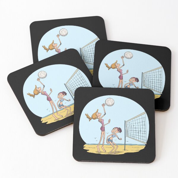 Item preview, Beach volleyball girls team designed and sold by Monkey Ful.
