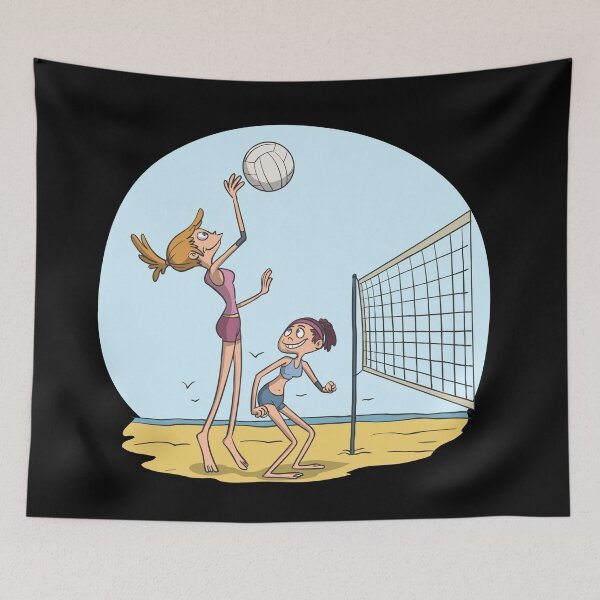 Item preview, Beach volleyball girls team designed and sold by Monkey Ful.