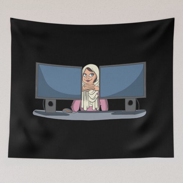 Item preview, Computer scientist woman designed and sold by Monkey Ful.