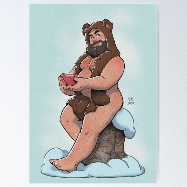 Bear in the forest Poster