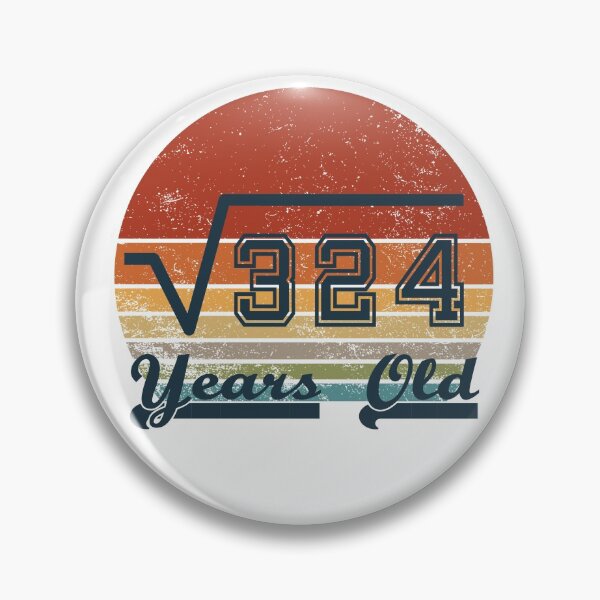 Artikelvorschau, Quadratwurzel von 324 - 18 Jahren alt entworfen und verkauft von zeg-shop.