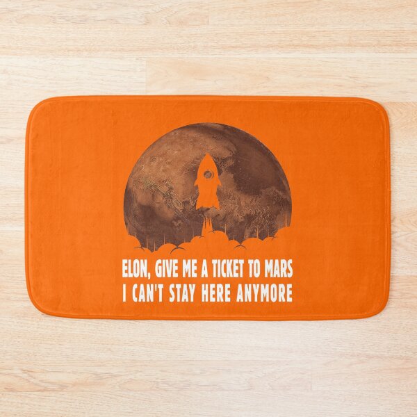 Item preview, Elon Give Me a Ticket to Mars I Can't Stay Here - I'd Go Occupy Mars Design for All Tired of This Worse Year - Gift for Astronomers, Teachers, Scientists, Fans of Space, Rockets, Search for Alien Life designed and sold by WG-Factory.