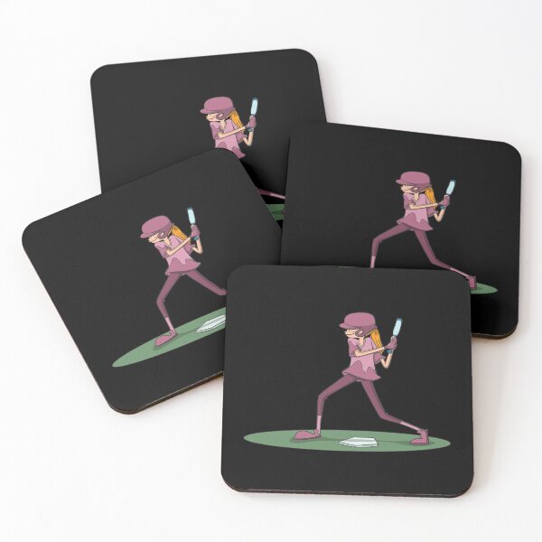 Item preview, Softball batter girl before strike designed and sold by Monkey Ful.