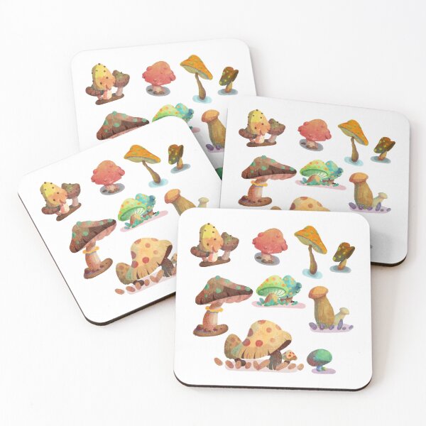 Item preview, Cartoon Illustration, Mushroom Forest transparent background PNG clipart designed and sold by Halalolo.
