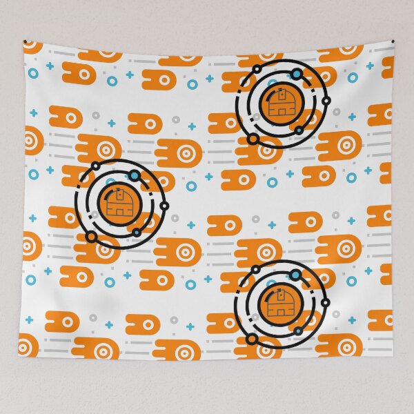Item preview, Arecibo Observatory and Comet Pattern designed and sold by wodra.