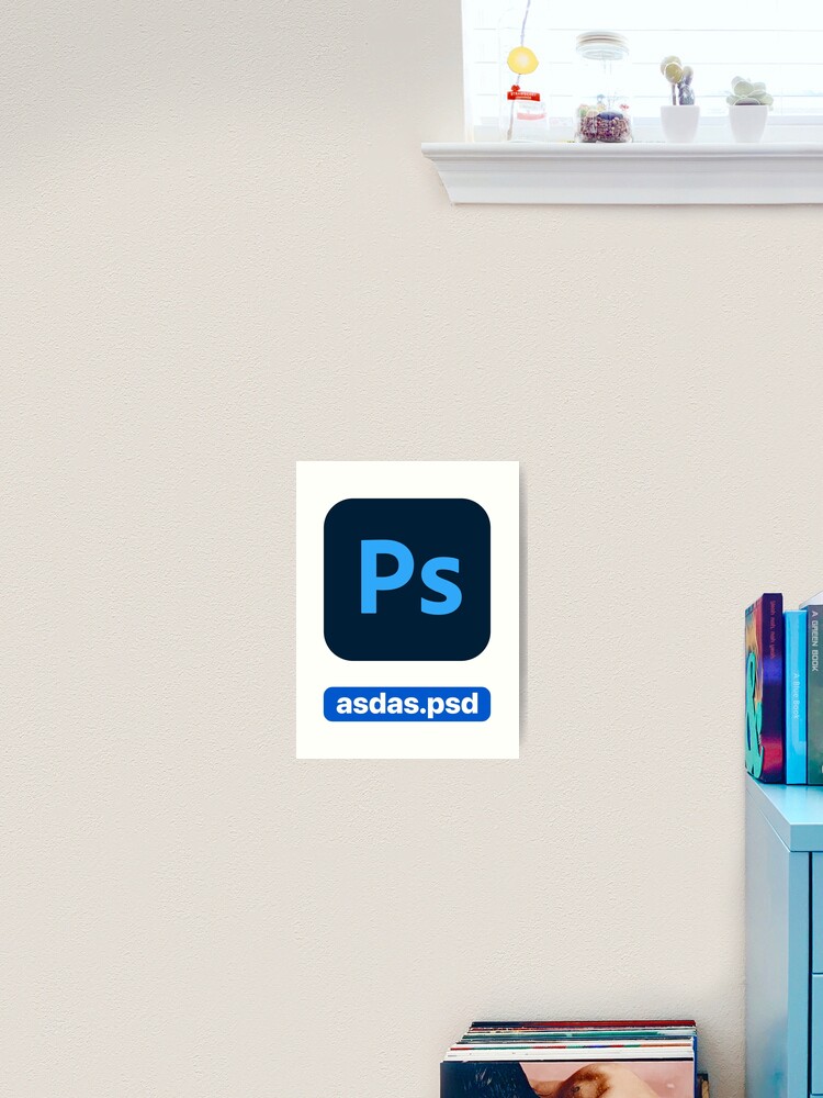 Adobe Photoshop icon with random file name asdas.psd Pin for Sale by  allreadytaken