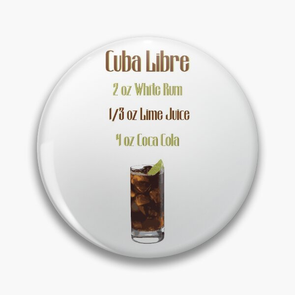 Item preview, Cuba Libre Cocktail recipe designed and sold by CometCircles.