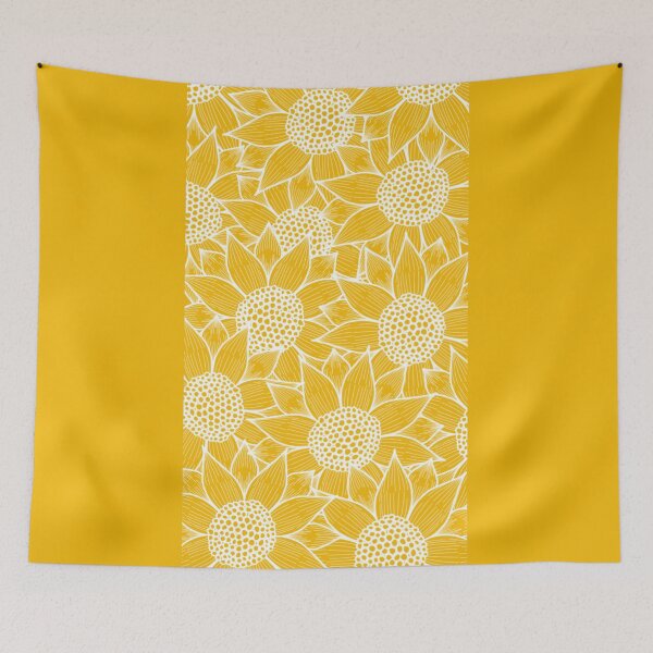 Item preview,  white  sunflower pattern simple designed and sold by Giulia  Palazzo.