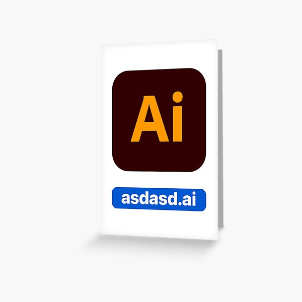 Adobe Illustrator icon with random file name asdasd.ai Sticker for Sale by  allreadytaken