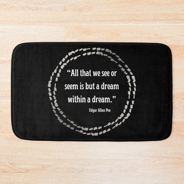 Item preview, Edgar Allan Poe. "All that we see or seem is but a dream within a dream." designed and sold by Yararo.
