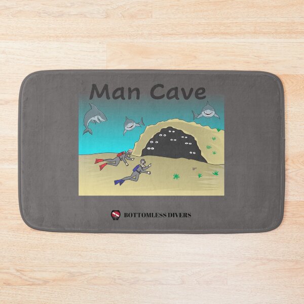 Item preview, Shark Man Cave Dive Design designed and sold by BottomlessDiver.