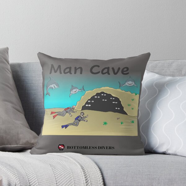 Item preview, Shark Man Cave Dive Design designed and sold by BottomlessDiver.