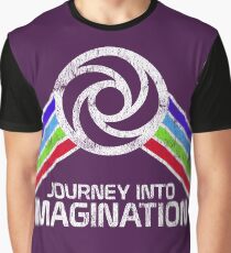 Journey Into Imagination Distressed Logo in Vintage Retro Style Graphic T-Shirt