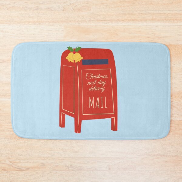 Item preview, Christmas Next Day Delivery Mailbox designed and sold by LaylaCreator.