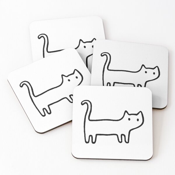 Item preview, Fox Shiver™ - Minimal Cat designed and sold by Fox Shiver.