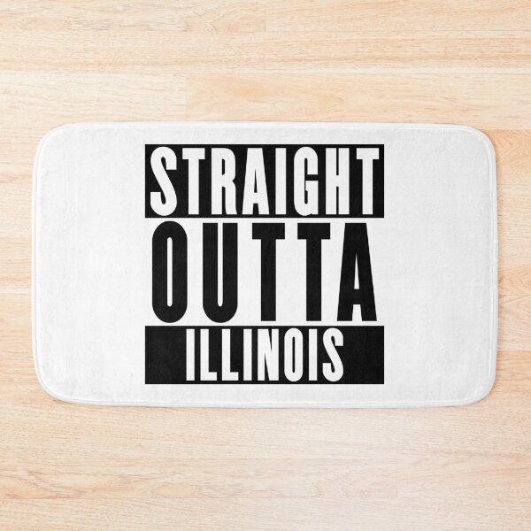 Item preview, Straight Outta Illinois designed and sold by RandomStuffShop.