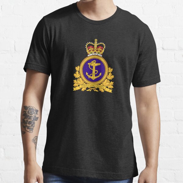"Badge of the Royal Canadian Navy" Tshirt for Sale by charlesdal