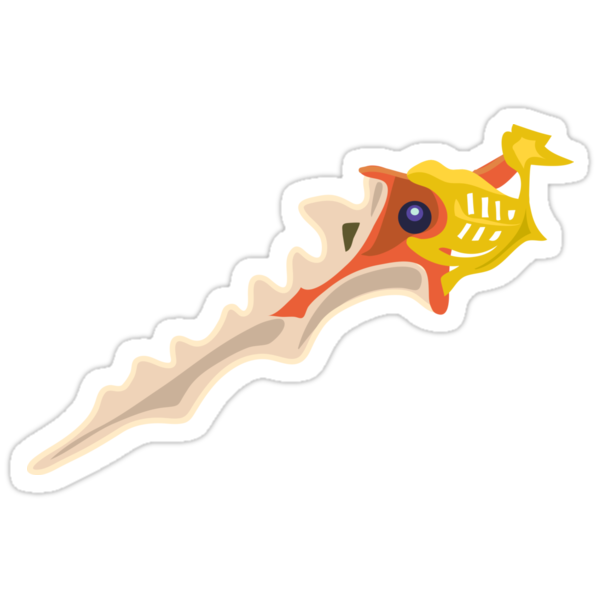 "Divine Rapier Vector Print" Stickers by niymi | Redbubble