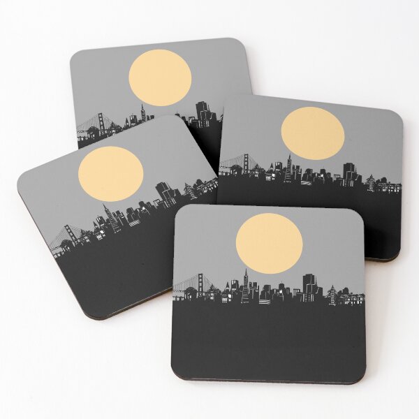 Item preview, san francisco skyline minimal designed and sold by BekimART2.